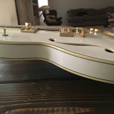 Washburn Washington J9 1997 Cream White Gretsch Style image 6