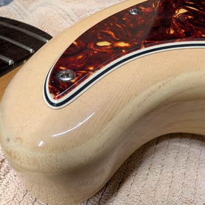 Fender P-Bass Research & Development Precision Bass 2008 Blonde UNICORN Spruce Cap! image 4