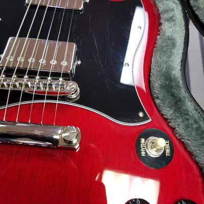 2025 Epiphone SG Standard Cherry with case image 3