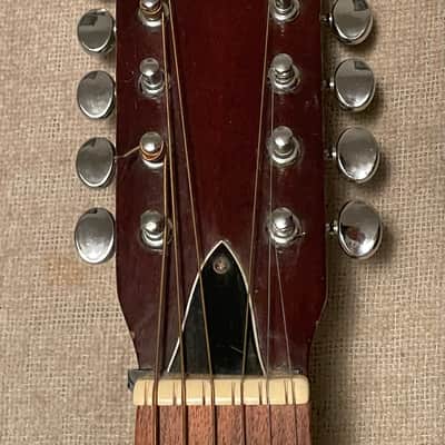 1970’s Elger Custom Built 12 Acoustic Dreadnought Guitar MIJ Japan True Lawsuit Ibanez image 3