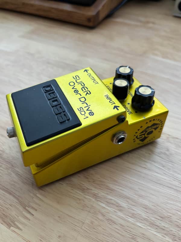 BOSS Super OverDrive SD-1 Limited 50th Anniversary Gold image 1