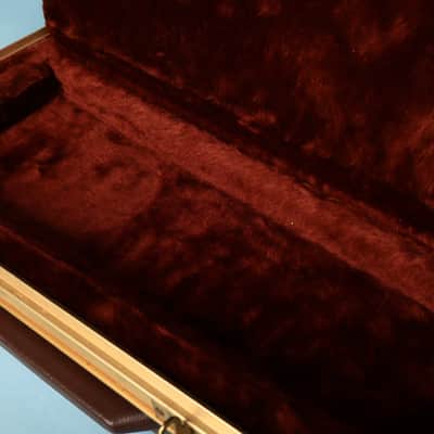 Original Vintage Hardshell Guitar Case Fender 1980s Walnut Elite Stratocaster image 19