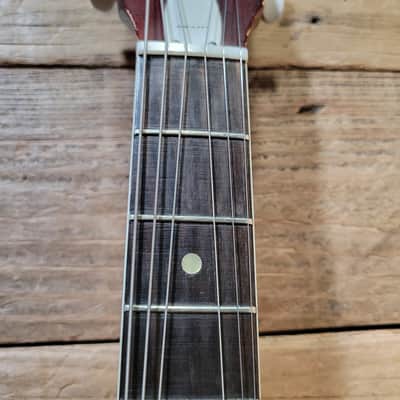 Harmony Rocket H53 1959-1965 with Bigsby with Floating Jazz Pickup - Nickel - Red image 19