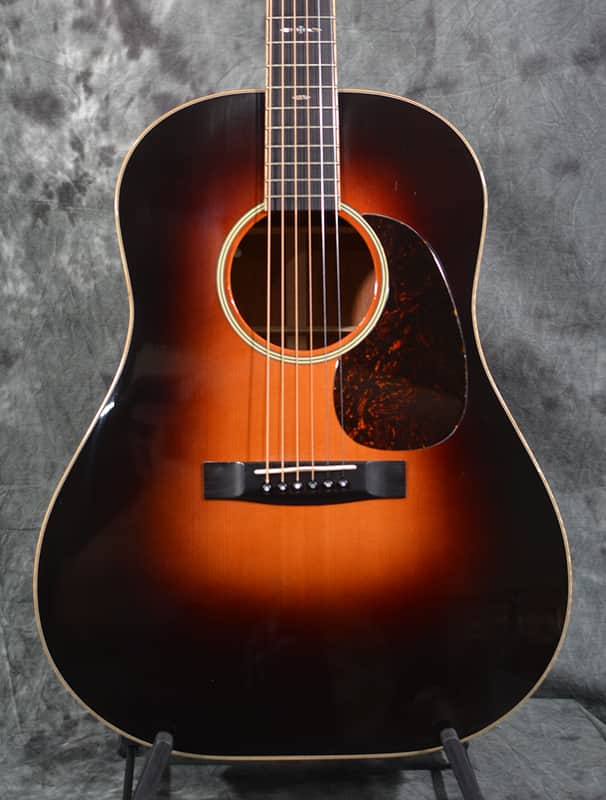 Huss & Dalton DS Custom 14 Fret Adirondack Red Spruce & Mahogany Dreadnought Acoustic Electric Sunburst w Case & FAST Shipping image 1