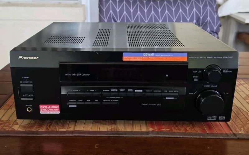 VINTAGE PIONEER MUSIC/SURROUND AMPLIFIER RECIEVER/5.1 CHANNEL