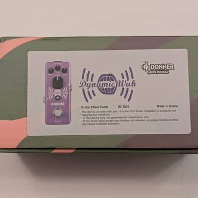 Donner Dynamic Wah Pedal Auto Wah Guitar Effect image 3