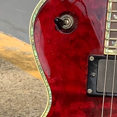 ESP LTD EC-1000 Quilted Maple 2002 Black Cherry Electric Guitar image 15