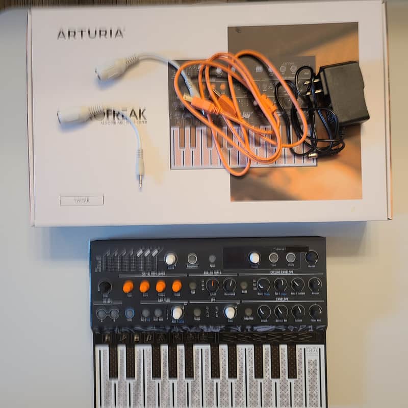 Arturia MicroFreak with box, power supply, Midi adapters, USB cable image 1