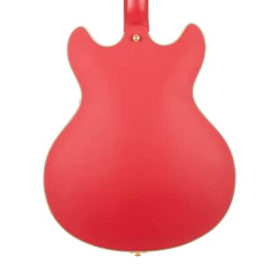 2017 D'Angelico Deluxe DC Semi-Hollow Electric Guitar w/Stairstep Tailpiece, W170XXXX image 5