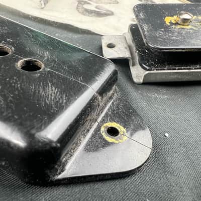 General Vintage Tone  1955 - 1957 Dogear Pickup NOS Wire Vintage Original Specs No 2 Black CAB butyrate cover image 9