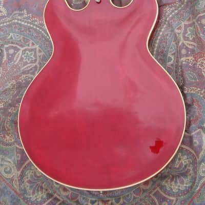 Gibson ES-355TD 1967 - Cherry Red Stereo Varitone Long Lira Vibrola Original Master Volume image 6