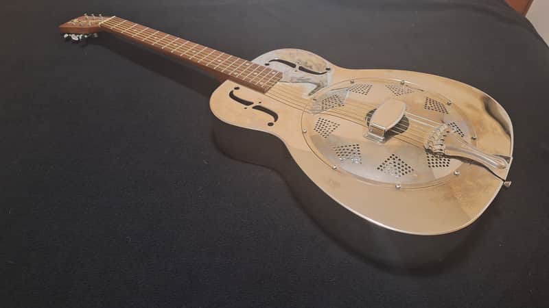 Epiphone Dobro Hound Dog M-14 Metalbody 2014 - Nickel image 1