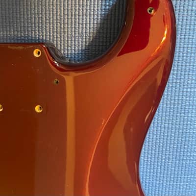 Fender Stratocaster Body with Floyd Rose Style Bridge Included 2001 - Midnight Wine image 10