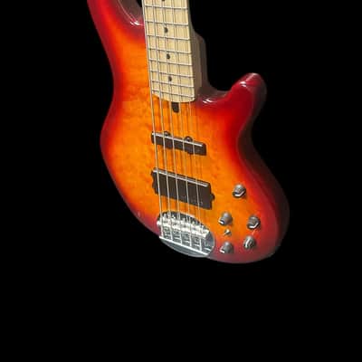 Lakland Skyline 55-02 Deluxe, Honey Burst Quilt Maple Top / Maple COSMETIC FLAWS, B-STOCK *IN STOCK* image 5