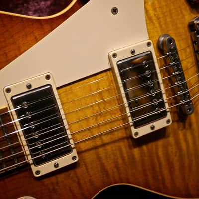 2004 Gibson Custom Shop 1959 Reissue R9 "One Piece Top" HRM Iced Tea Burst, Rare! image 9