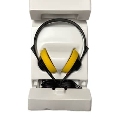 Sennheiser HD 414 (50th Anniversary) 1995 - Black / Yellow Headphones (New Old Stock) image 7