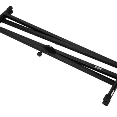 On-Stage KS91-SA Double-X Adjustable Keyboard Stand w/Nonslip Arm Sleeves image 4
