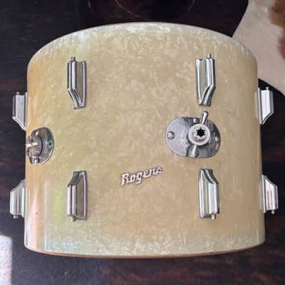 Rogers Kit Holiday 1960s 20, 12, 14 White Marine Pearl image 12