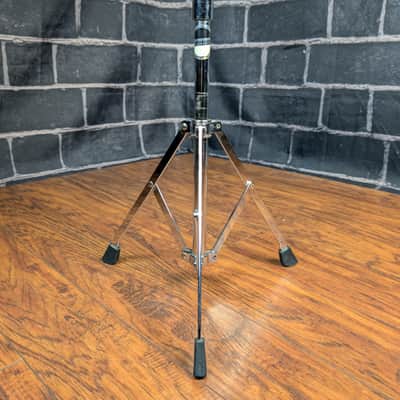 Ludwig Vintage Black and White Badge Snare Drum Stand - Chrome image 9