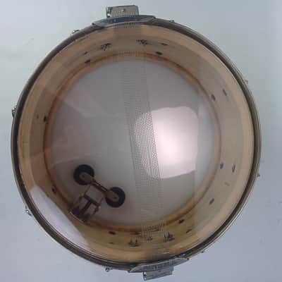 Slingerland 40s WMP 6x14"Radio King 1Ply Solid Maple Snare Drum Cloud Badge USA image 11