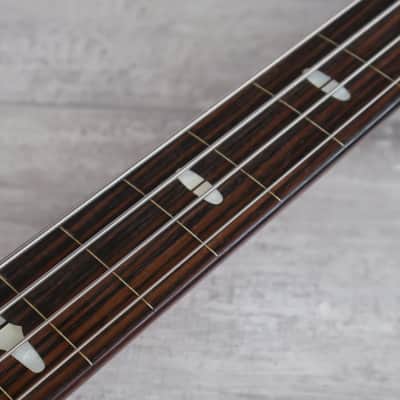 1985 Yamaha Japan BB3000 Neckthrough Fretless Broad Bass (Wine Red) image 9