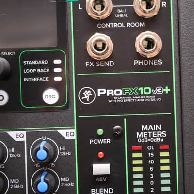 Mackie ProFX10V3+ Plus Professional Analog Audio Mixer with USB Bluetooth image 2