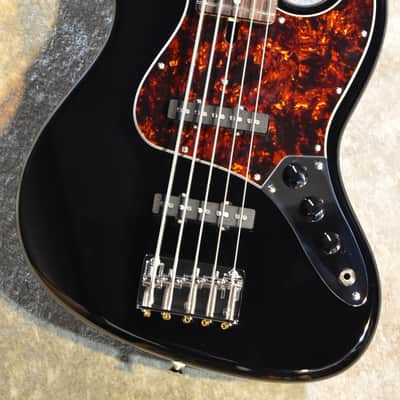 FUJIGEN/FGN NJB100RALV-BK #F240557  4.43kg 5-string ［Made in Japan］［Neo Classic Series］［YK012］ 2024 - Gloss Black image 1
