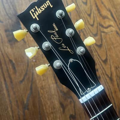 2012 Gibson Les Paul Studio ‘50s Tribute with Humbuckers - Satin Gold Top Dark Back w/ OHSC image 8