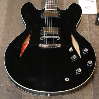 2007 Gibson Custom Shop Inspired By Series Dave Grohl Signature DG-335 Black Ebony + COA OHSC image 2