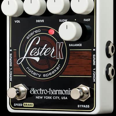 NEW! Electro-Harmonix Lester K - Stereo Rotary Speaker White w/ Black Art FREE SHIPPING! image 2