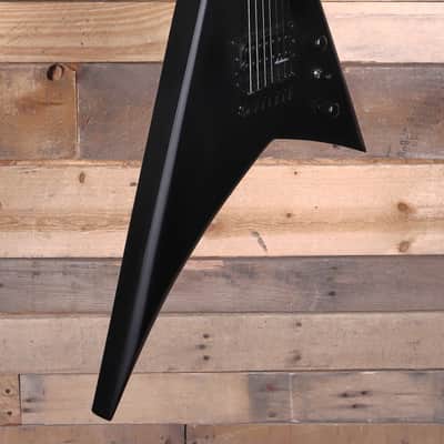 Jackson JS Series Rhoads JS22-7 RR HT 7-String Electric Guitar Satin Black "Excellent Condition" image 2