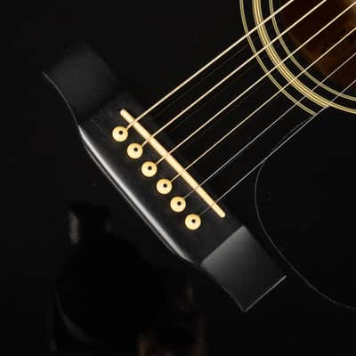 1989 Sigma by Martin DM-4B - Black | Korea Vintage Dreadnought Acoustic Guitar Solid Top | Case image 18