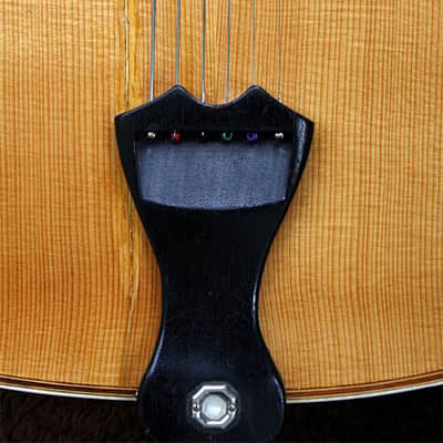 One Of A Kind German Handmade Flat Top Jazz Guitar 1970s Natural Gloss All Solid Woods image 3