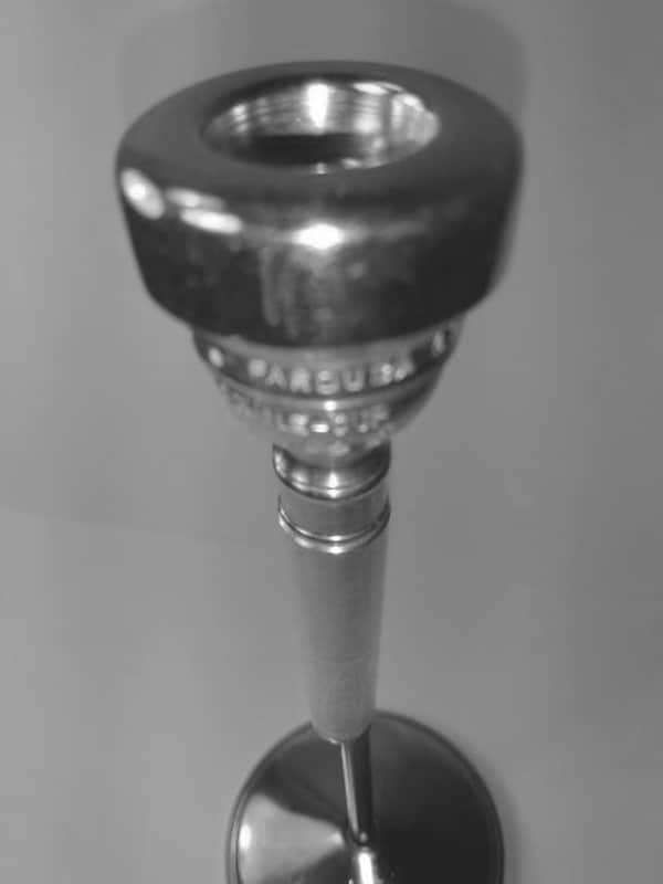 Parduba #7 Double Cup Silverplated Trumpet Mouthpiece image 1