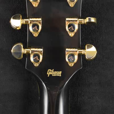 Gibson Custom Shop Les Paul Custom Chambered Body Slim Neck 3 Pickup Ebony VOS GH Fuller's Exclusive image 7