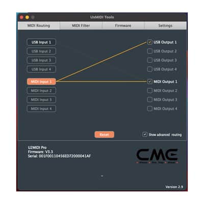 CME U2MIDI Pro Smart USB MIDI Cable image 3