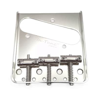 True Custom Shop® In-Tune Tele Bridge wh Titanium Saddles for Fender Telecaster image 2