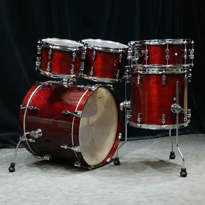 Sonor AQ1 Special Edition Drum Kit 20-10-12-14+14in - Cherry Red image 4