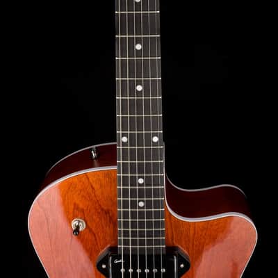 Pre Owned Godin 5th Ave. Uptown With Bigsby Havana Brown With Case image 10