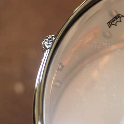 Gretsch 6.5x14 USA Custom Chrome Over Brass Snare Drum - G4164 image 6