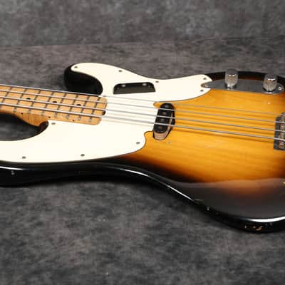 Early 1957 Fender Precision Bass - 2-Tone Sunburst image 13