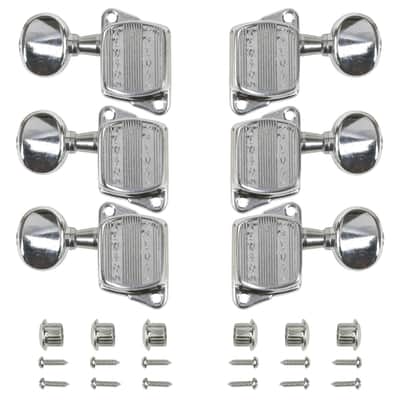 Kluson Plus Series 3x3 TUNERS 18:1 Chrome KPLUS-3-C - Open Box image 4