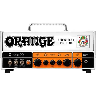 Orange Amplifiers Rocker 15 Terror 15W Tube Guitar Amp Head Regular White image 8