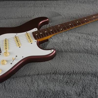 Fender ST62-80TX 04-05 - Burgundy Mist Japan - Matching Headstock image 4