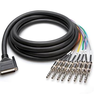 Mint Hosa DTP-802 Balanced Snake, DB25 to 1/4" TRS, 2m / 6.6' ft image 1