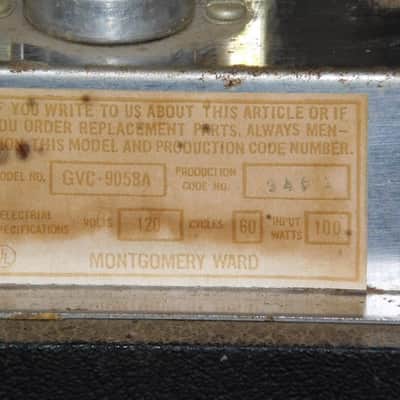 Vintage 1960's Valco / Montgomery Ward GVC 9085A Tube Amp image 6
