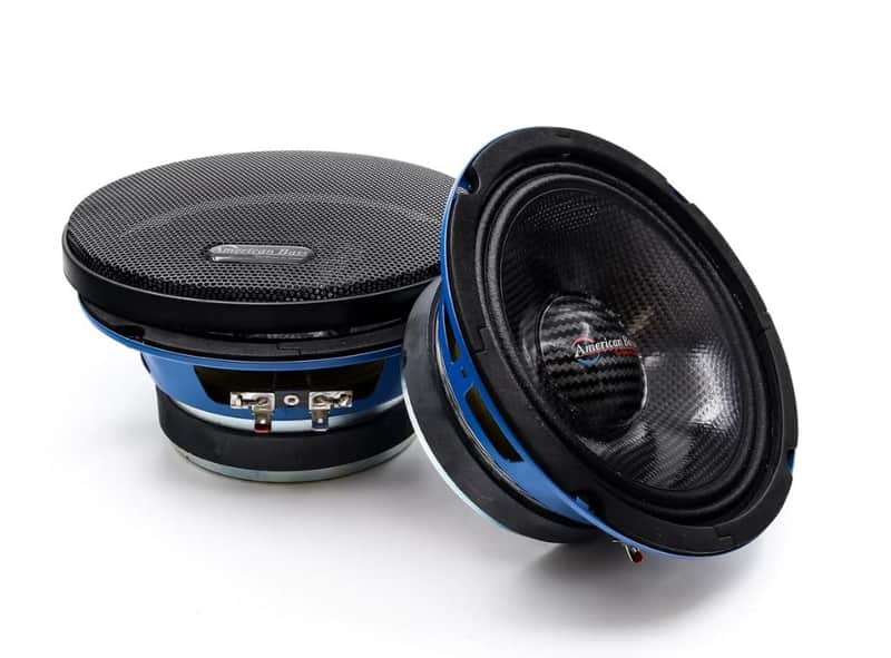 American Bass 6.5" Mid Range Speakers 400 Watts Max 4 Ohm Godfather 6.5CC Pair image 1