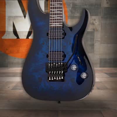 Schecter Omen Elite-6 FR Electric Guitar - Ocean Blue Burst (2455) image 1