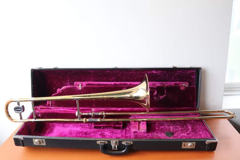 1973 Reynolds Medalist Tenor Student Trombone w/case and mouthpiece image 1