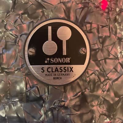 Sonor  S Classix Drum Set - 22,10,12,16  Black Diamond Marine Pearl image 8